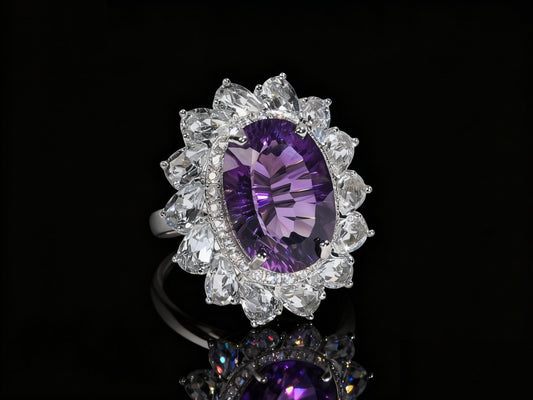Twilight Amethyst S925 Silver  Ring
