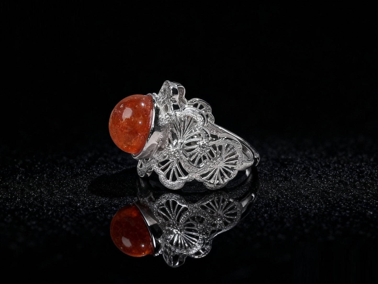 The Son Of The Sun Sunstone S925 Silver Ring