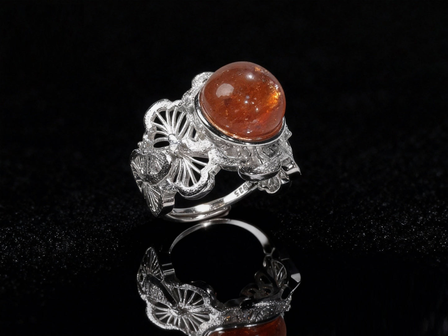The Son Of The Sun Sunstone S925 Silver Ring