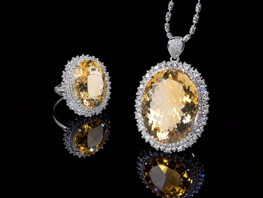 Radiance  Citrine S925 Silver Sets